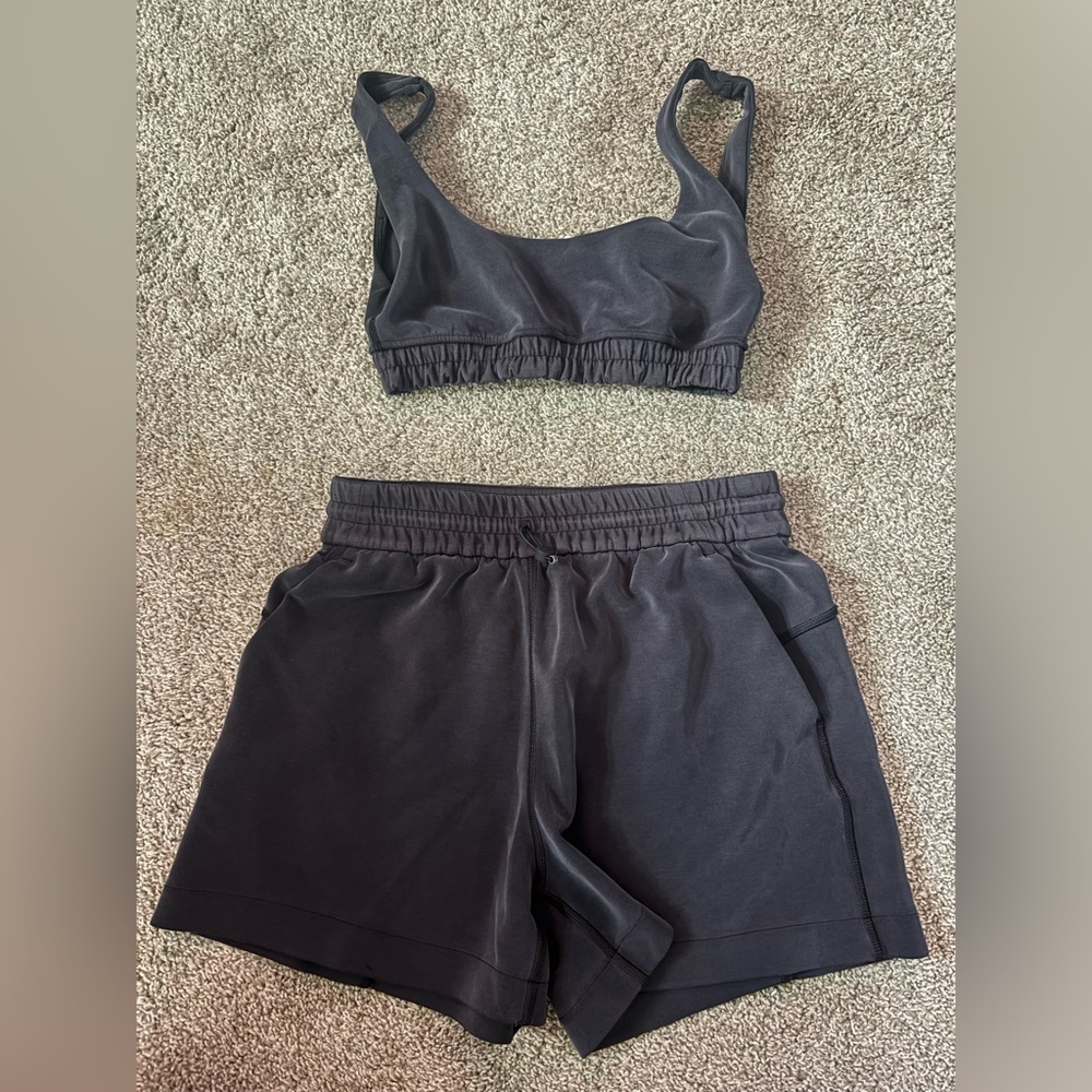 lululemon athletica Gray Women Shorts